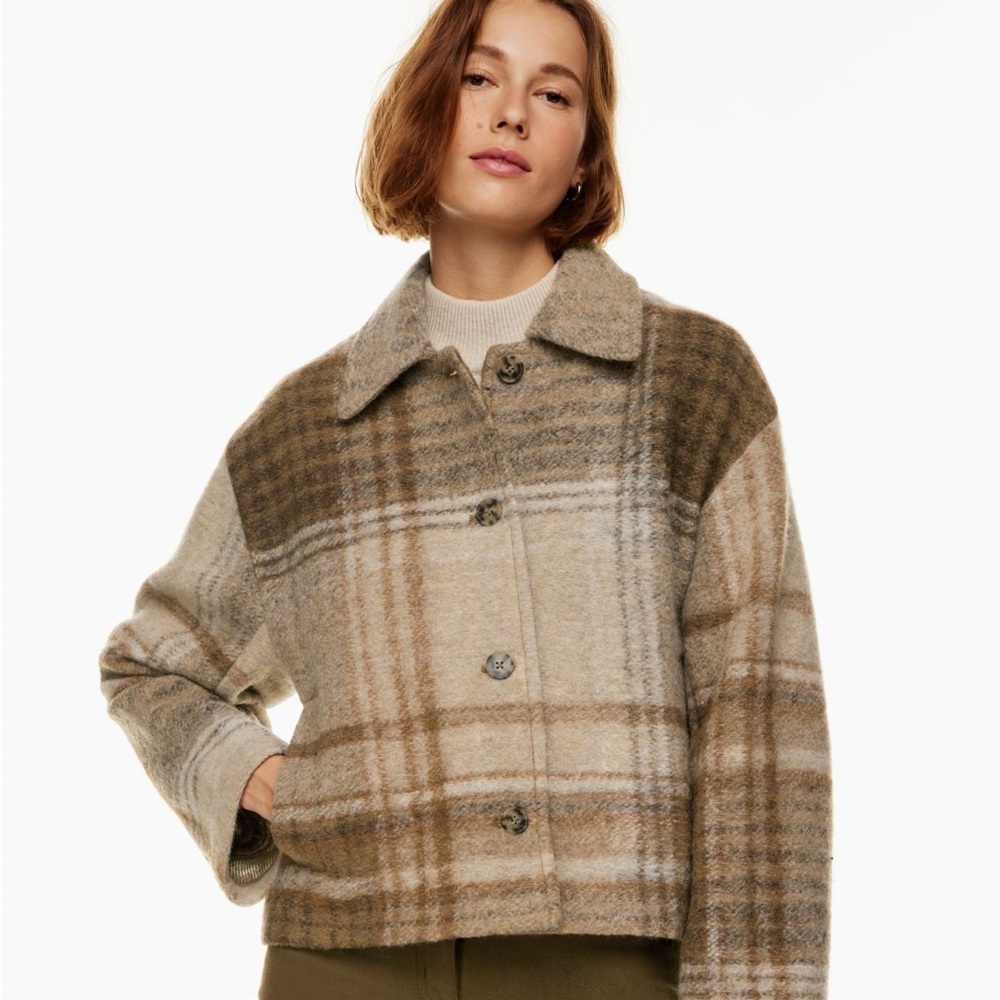Wilfred Free Plaid Jacket from Aritzia